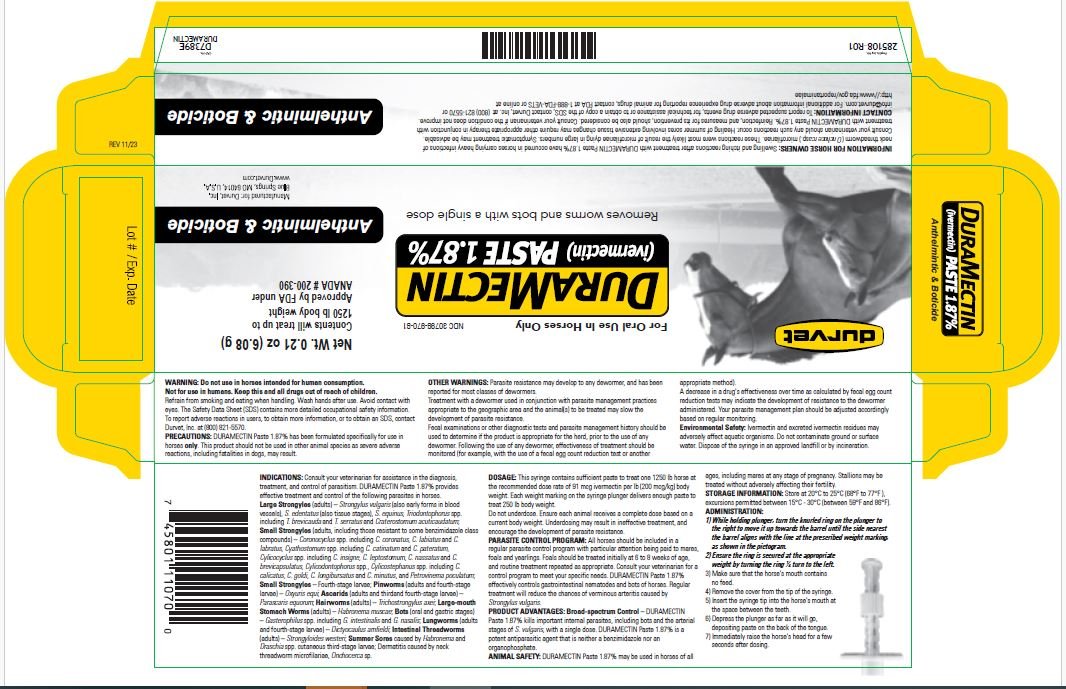 Duramectin Paste Horse Dewormer | Effective Parasite Control | Pack of 1 - Image 5